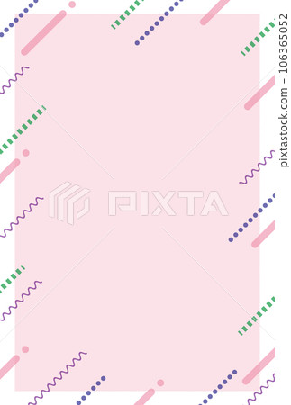 Geometric pattern frame 106365052