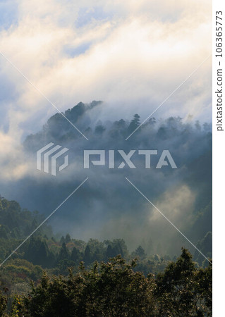 Sea of clouds seen from Mt. Onade ”Sayo Town, Hyogo Prefecture” Sea of clouds seen from Mt. Onade ”Sayo Town, Hyogo Prefecture” 106365773