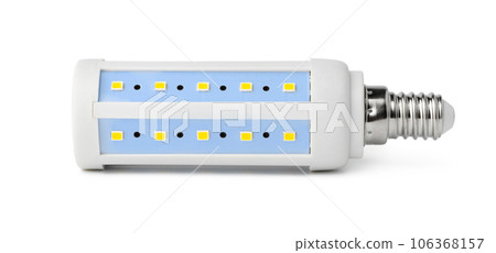 One light bulb isolated on white background 106368157