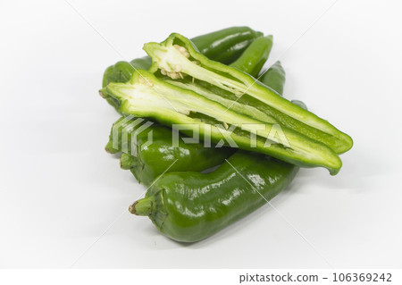 Sweet long green pepper Sweet long green pepper 106369242