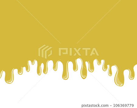 Handwritten background image with dripping yellow paint or paint 106369779