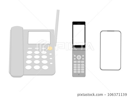 固定電話、移動電話和智能手機 106371139