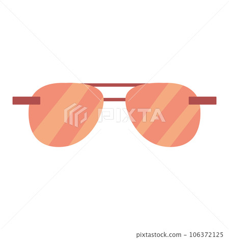 Isolated colored fashion sunglasses icon Vector 106372125