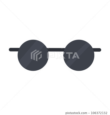 Isolated colored fashion sunglasses icon Vector Isolated colored fashion sunglasses icon Vector 106372132
