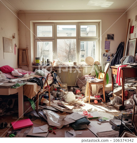 Abandoned women's room. 106374342