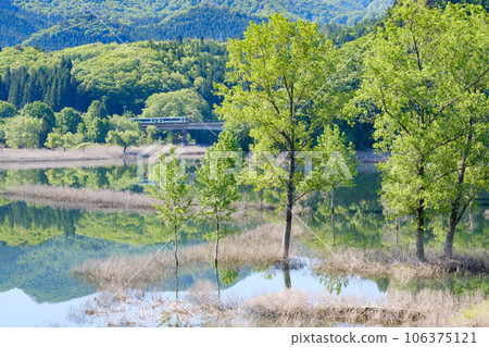 [木波100系列]北上線熱湯田～湯田錦州湖[水下森林] 106375121