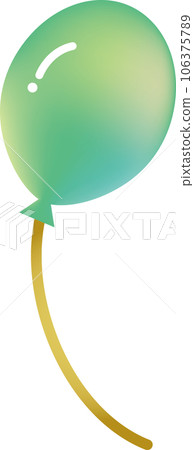 虹彩綠色氣球 虹彩綠色氣球 106375789