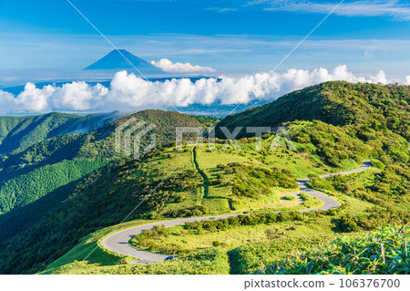 [Shizuoka Prefecture] Mt. Fuji seen from Nishiizu Darumasan Plateau 106376700