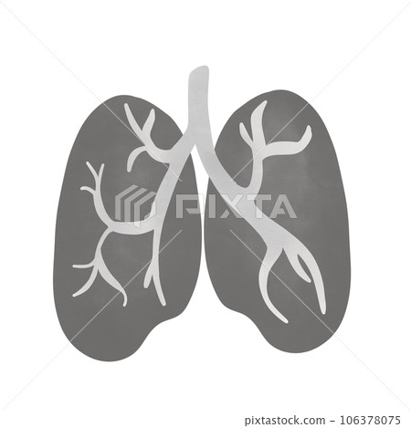 Burning black smoke from cigarettes and forest burning should wear a protective mask. 106378075