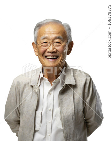 開朗的老人肖像 AI 圖像生成 開朗的老人肖像 AI 圖像生成 106378875