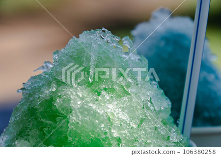 shaved ice in the park 106380258