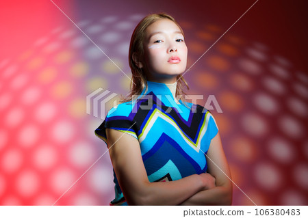 Mode and chic fashion image of women Mode and chic fashion image of women 106380483