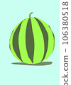 Simple watermelon illustration 106380518