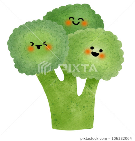 Cute broccoli Cute broccoli 106382064