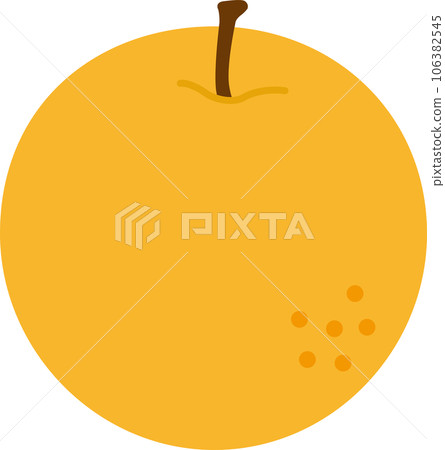 simple pear illustration - Stock Illustration [106382545] - PIXTA