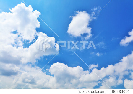 夏天的藍天白雲 106383005