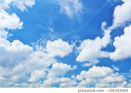 夏天的藍天白雲 夏天的藍天白雲 106383009