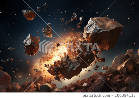 Destructive Force of Meteorite Blast 106384135