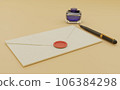 Letters and fountain pens 106384298
