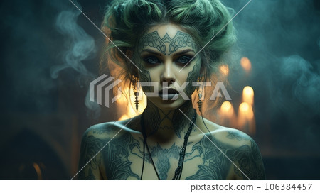 female shaman female shaman 106384457