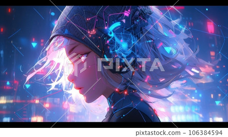 artificial intelligence woman artificial intelligence woman 106384594