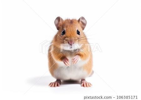 Gerbil photo realistic illustration - Generative AI. 106385171