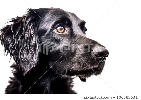 Dog photo realistic illustration - Generative AI. 106385531