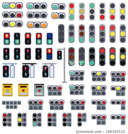 Signal illustration set vector Signal illustration set vector 106385532