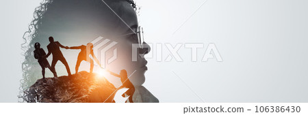 思考外國女性和團隊合作形象 106386430