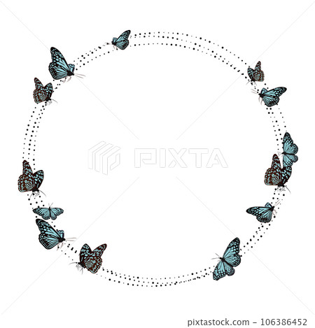設計框架和蝴蝶翩翩起舞的框架 設計框架和蝴蝶翩翩起舞的框架 106386452