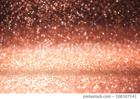 Radiant Rose Gold: Defocused Abstract Holiday Lights with Rose Gold Glitter. created with Generative AI Radiant Rose Gold: Defocused Abstract Holiday Lights with Rose Gold Glitter. created with Generative AI 106387141