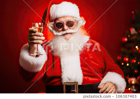 Christmas and New Year Holiday Delight Festive Gifts on White Marble Background. created with Generative AI Christmas and New Year Holiday Delight Festive Gifts on White Marble Background. created with Generative AI 106387403