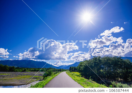 Azusa, Matsumoto City, Shinano River system, from the left bank of the Azusa River to the Kamitaka region 106387444