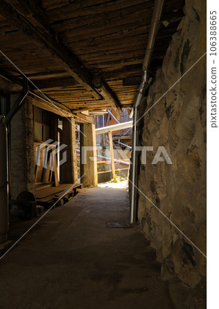 Retro buildings and back alleys of Hida Kanayama, Gifu Prefecture 106388665