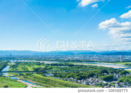 138塔公園，從雙拱門138眺望（愛知縣一宮市） 106388775