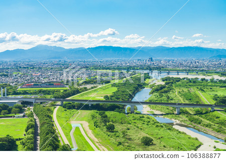 138塔公園，從雙拱門138眺望（愛知縣一宮市） 106388877