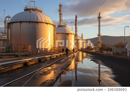 Refineries and large industrial tanks Refineries and large industrial tanks 106389091
