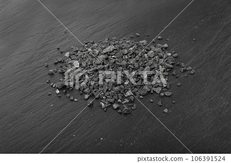Gravel Pile, Grey Coarse Sand, Fine Granular Stones, Grit Sand, Small Grey Rock Texture 106391524