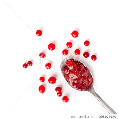 Cranberry Jam Smear, Red Marmalade Splash, Cranberries Jelly, Fruity Confiture Smudge Cranberry Jam Smear, Red Marmalade Splash, Cranberries Jelly, Fruity Confiture Smudge 106391529