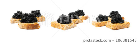 Black Caviar Isolated, Sturgeon, Beluga Caviare, Luxury Seafood, Expensive Delicatessen on White Background Black Caviar Isolated, Sturgeon, Beluga Caviare, Luxury Seafood, Expensive Delicatessen on White Background 106391543