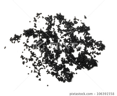 Black Caviar Isolated, Sturgeon, Beluga Caviare, Luxury Seafood, Expensive Delicatessen on White Background Black Caviar Isolated, Sturgeon, Beluga Caviare, Luxury Seafood, Expensive Delicatessen on White Background 106391558
