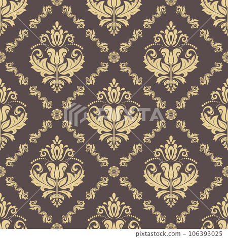 Classic Seamless Fine Pattern With Arabesques 106393025