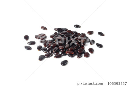 Watermelon Seeds, Water Melon Black Seed Pile, Small Black Kernels 106393337