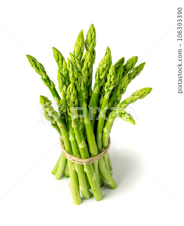Raw Garden Asparagus, Fresh Green Spring Vegetables, Asparagus Officinalis Edible Sprouts Raw Garden Asparagus, Fresh Green Spring Vegetables, Asparagus Officinalis Edible Sprouts 106393390