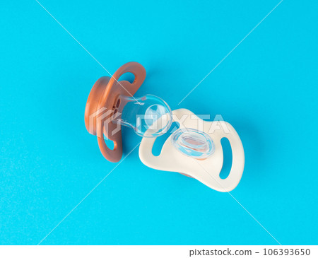 Pacifier, Orthodontic Baby Dummy, Rubber Pastel Kid Soother, New Healthy Silicone Orthodontic Pacifier 106393650