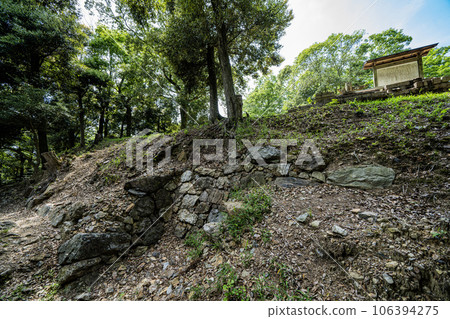 View of Mino Kanayama Castle Ruins View of Mino Kanayama Castle Ruins 106394275