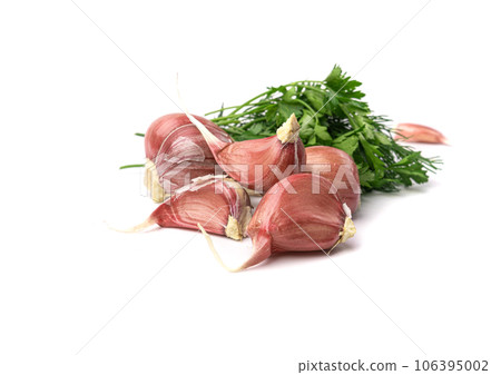 Garlic Cloves, Garlic Clove Group, Seasoning Bulb, Natural Spices Food Ingredient Garlic Cloves, Garlic Clove Group, Seasoning Bulb, Natural Spices Food Ingredient 106395002