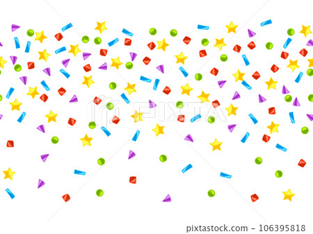 Color confetti pattern. Happy Birthday and party illustration. Color confetti pattern. Happy Birthday and party illustration. 106395818