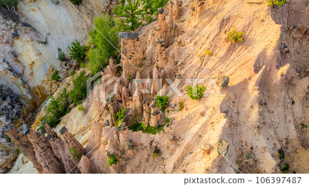 Davolja Varos, Devil's mountains unusual erosion rock formation towers, Radan mountain, Kursumlija, south Serbia Davolja Varos, Devil's mountains unusual erosion rock formation towers, Radan mountain, Kursumlija, south Serbia 106397487