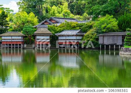 京都府長岡京市的長岡天滿宮錦水亭 106398381